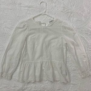 Madewell Eyelet Blouse